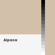 Color chip: Alpaca