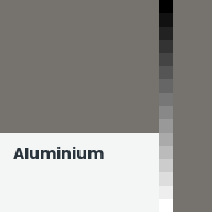 Color chip: Aluminium