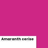 Color chip: Amaranth cerise