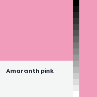 Color chip: Amaranth pink
