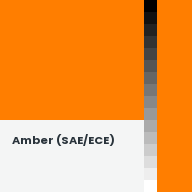 Color chip: Amber (SAE/ECE)