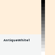 Color chip: AntiqueWhite1