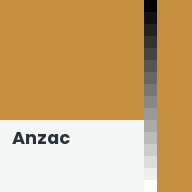 Color chip: Anzac
