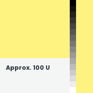 Color chip: Approx. 100 U