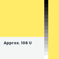 Color chip: Approx. 106 U