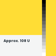 Color chip: Approx. 108 U