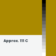 Color chip: Approx. 111 C