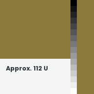 Color chip: Approx. 112 U