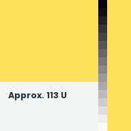 Color chip: Approx. 113 U