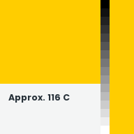 Color chip: Approx. 116 C