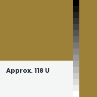 Color chip: Approx. 118 U