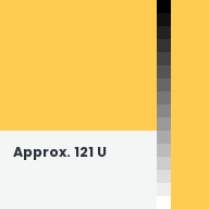 Color chip: Approx. 121 U