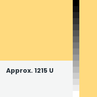 Color chip: Approx. 1215 U