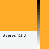 Color chip: Approx. 123 U