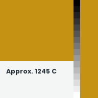 Color chip: Approx. 1245 C