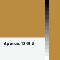 Color chip: Approx. 1245 U