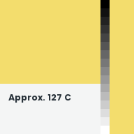 Color chip: Approx. 127 C