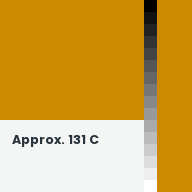 Color chip: Approx. 131 C