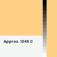 Color chip: Approx. 1345 C
