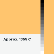 Color chip: Approx. 1355 C