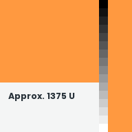 Color chip: Approx. 1375 U