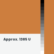 Color chip: Approx. 1385 U
