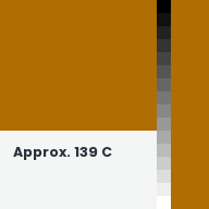 Color chip: Approx. 139 C