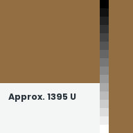 Color chip: Approx. 1395 U