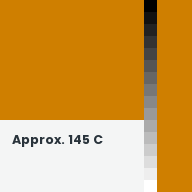 Color chip: Approx. 145 C
