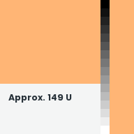 Color chip: Approx. 149 U