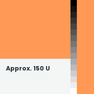 Color chip: Approx. 150 U