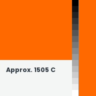 Color chip: Approx. 1505 C