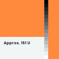 Color chip: Approx. 151 U