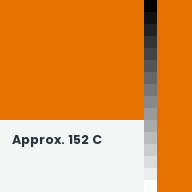 Color chip: Approx. 152 C