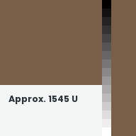 Color chip: Approx. 1545 U