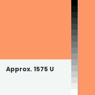 Color chip: Approx. 1575 U