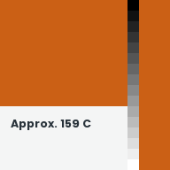 Color chip: Approx. 159 C