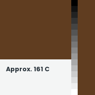 Color chip: Approx. 161 C