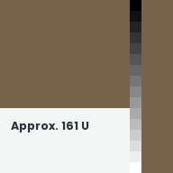 Color chip: Approx. 161 U