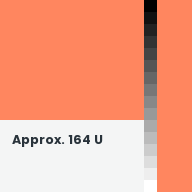 Color chip: Approx. 164 U
