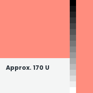 Color chip: Approx. 170 U