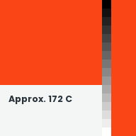 Color chip: Approx. 172 C