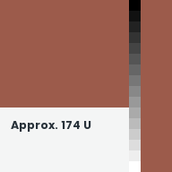 Color chip: Approx. 174 U