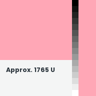 Color chip: Approx. 1765 U