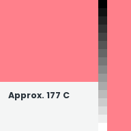 Color chip: Approx. 177 C