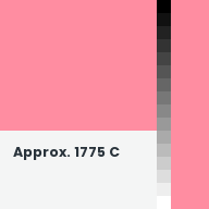Color chip: Approx. 1775 C