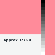 Color chip: Approx. 1775 U