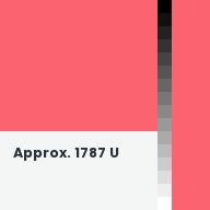 Color chip: Approx. 1787 U
