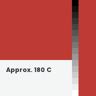 Color chip: Approx. 180 C
