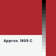 Color chip: Approx. 1805 C